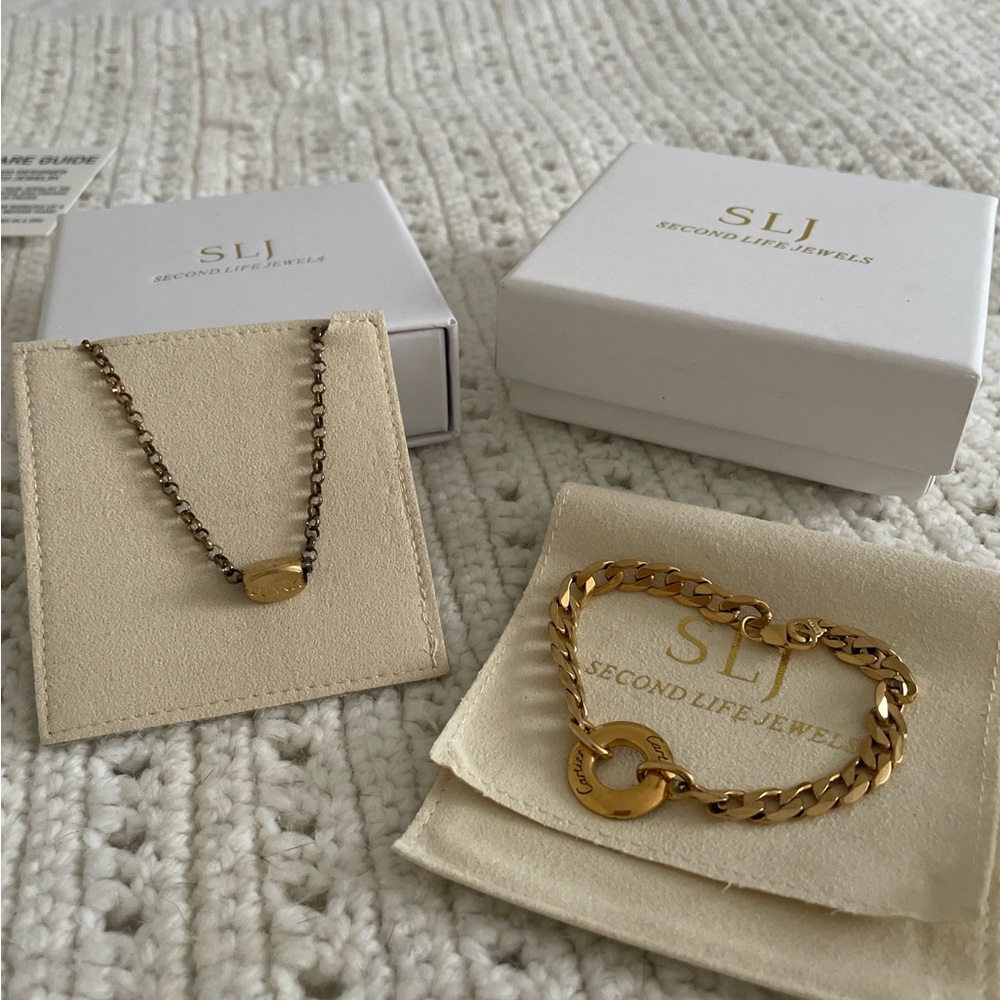 Second Life Jewels : Two Items! Necklace and Bracelet